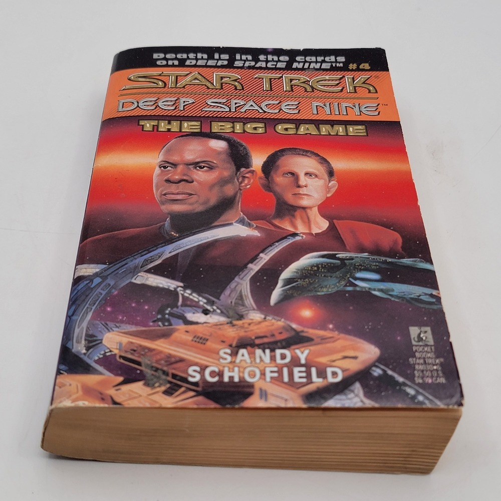 Sandy Schofield Star Trek Deep Space Nine The Big Game Paperback 1st Print Good